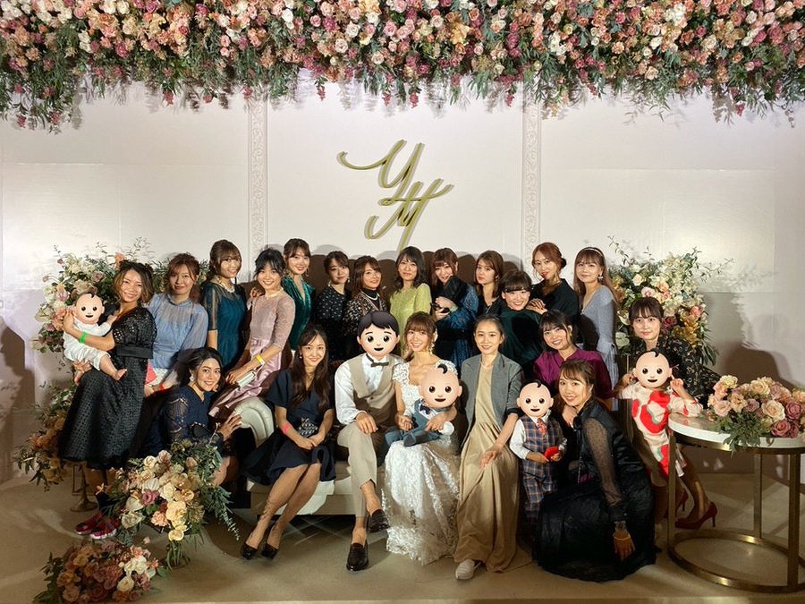 篠田麻里子の結婚式の写真画像