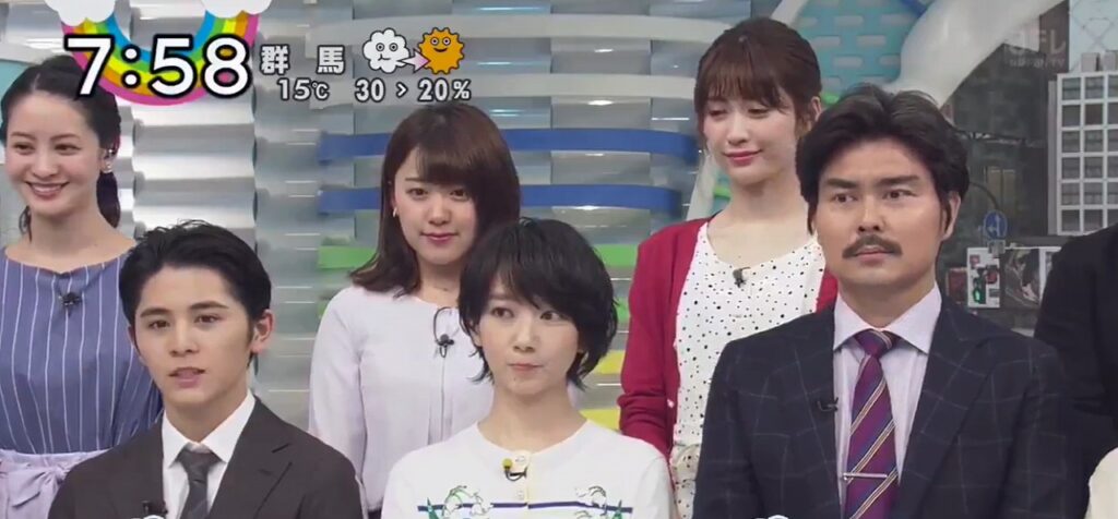 ドラマの宣伝で山田涼介と波瑠、小澤征悦が出た時の写真画像